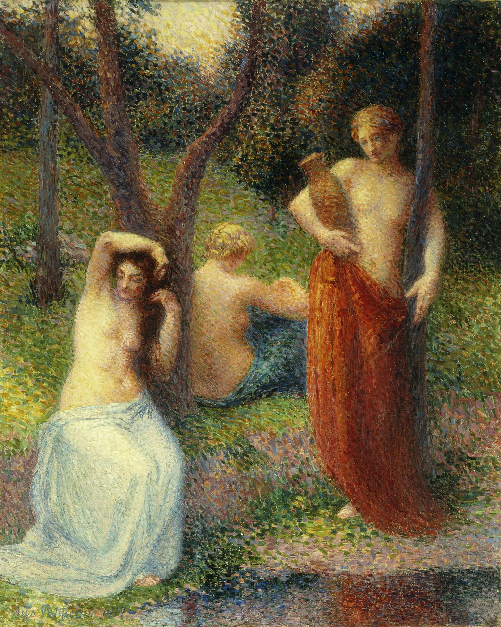 As três graças; Graças de Les Trois, 1917 de Hippolyte Petitjean