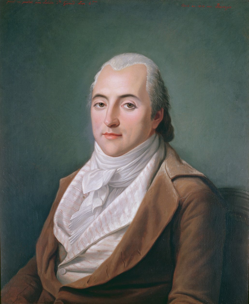 Retrato de Claude Henri de Rouvroy, conde de Saint-Simon, 35 anos, 1848 de Hippolyte Ravergie