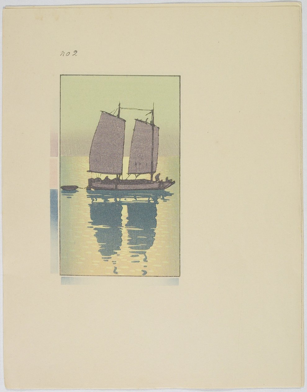 Uma Lixo, Placa Nº 2, final do século XIX - meio do século XX de Hiroshi Yoshida