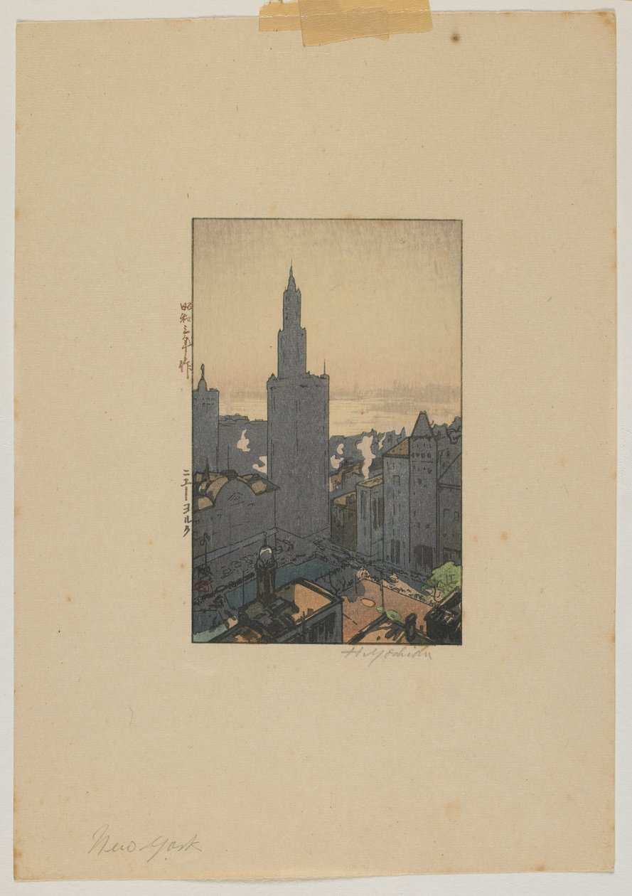 Nova Iorque, era Showa de Hiroshi Yoshida