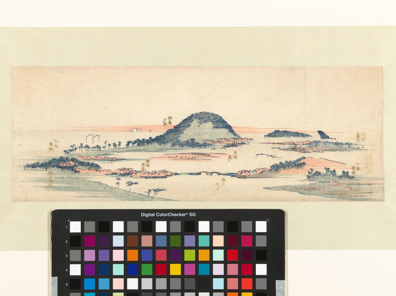 Oito vistas de Kanazawa
Kanazawa hakkei (título sobre o objecto) de Hiroshige (I) , Utagawa (attributed to)