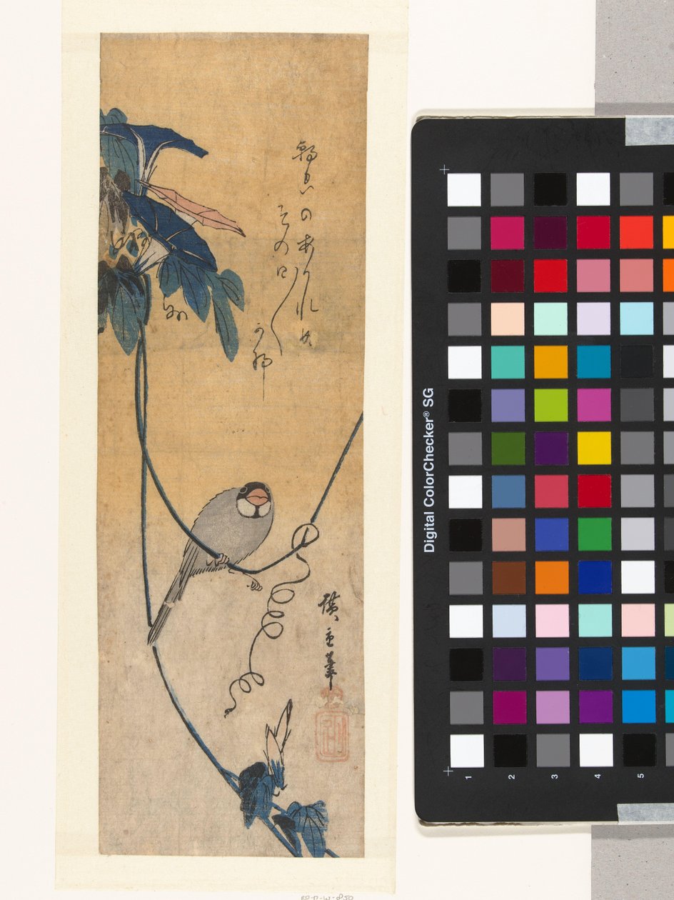 Algas de ave e azuis de Hiroshige (I) , Utagawa