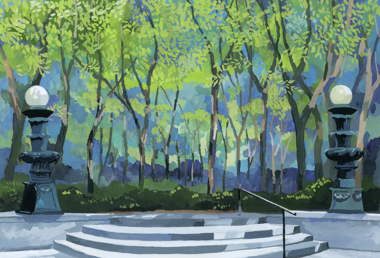 Entrada do parque, 2016, de Hiroyuki Izutsu