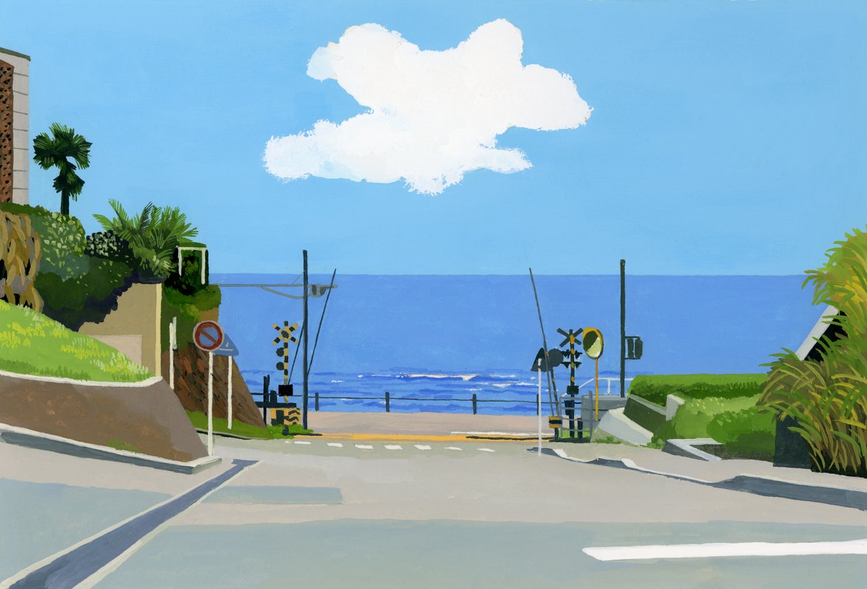 Estação Kamakura Gakuenmae. de Hiroyuki Izutsu