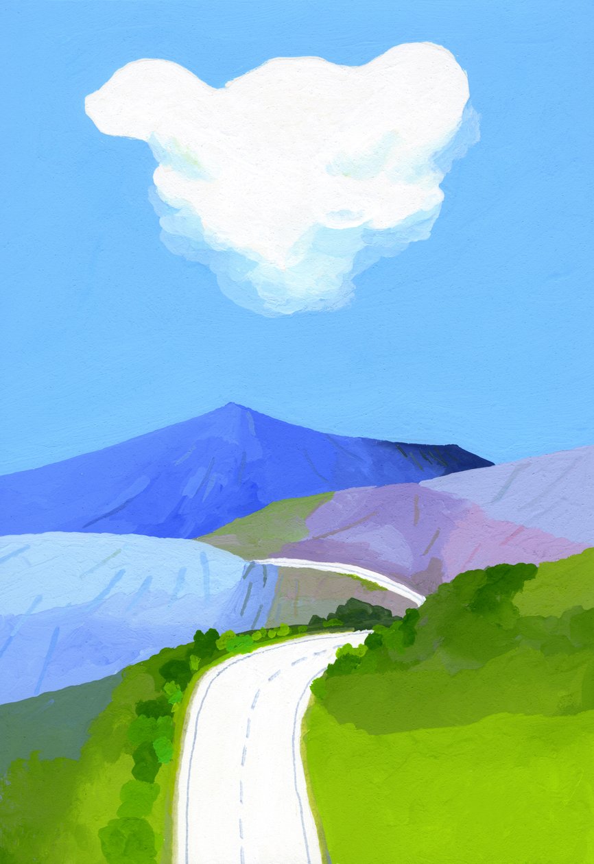 linha do horizonte da montanha de Hiroyuki Izutsu