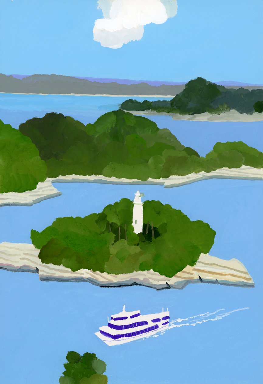 Barco turística de Hiroyuki Izutsu