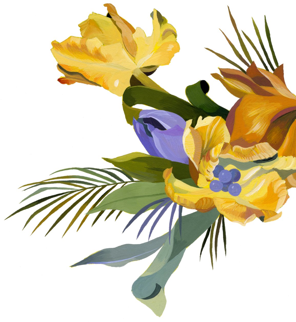 Tulipa amarela de Hiroyuki Izutsu