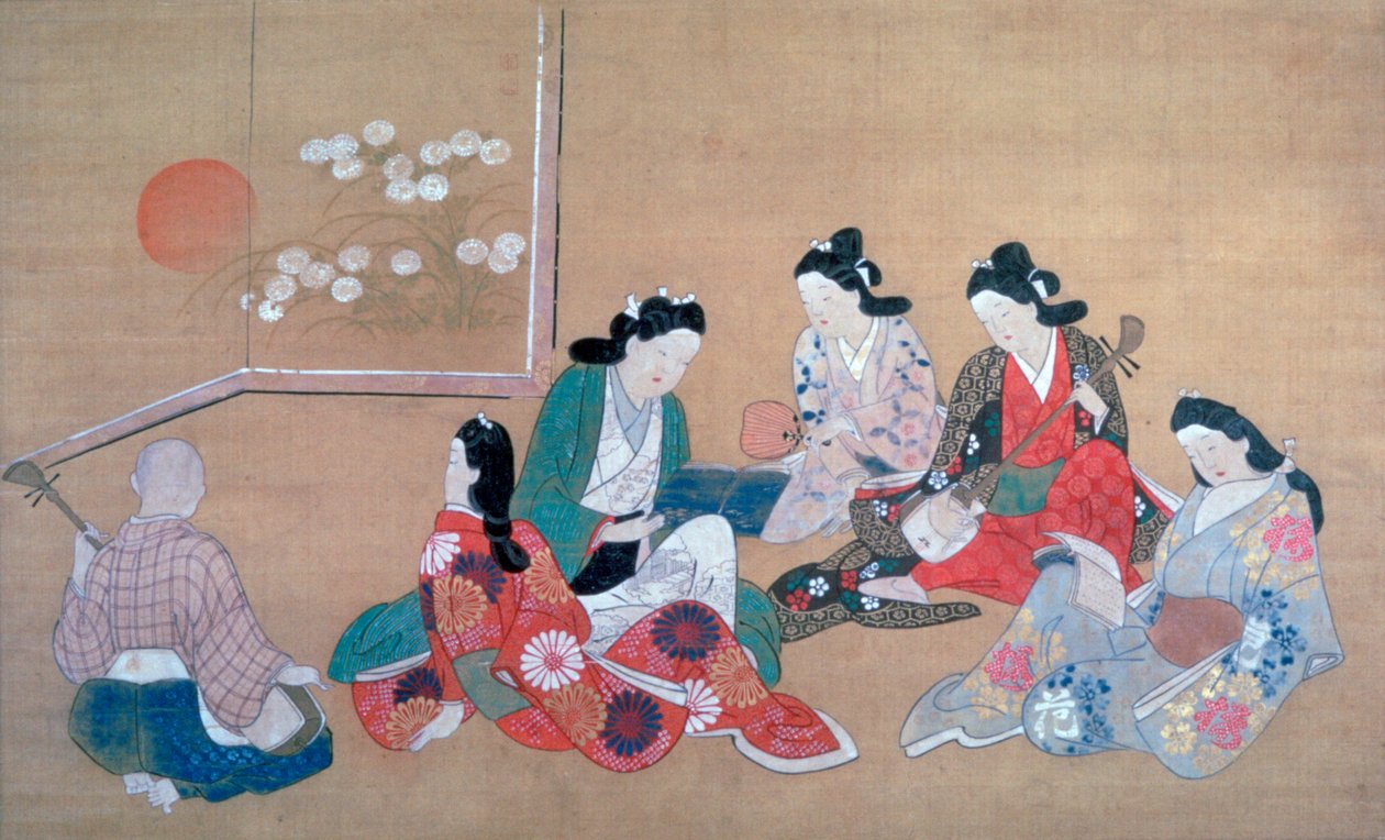 Festa Musical, c1690 de Hishikawa Moronobu