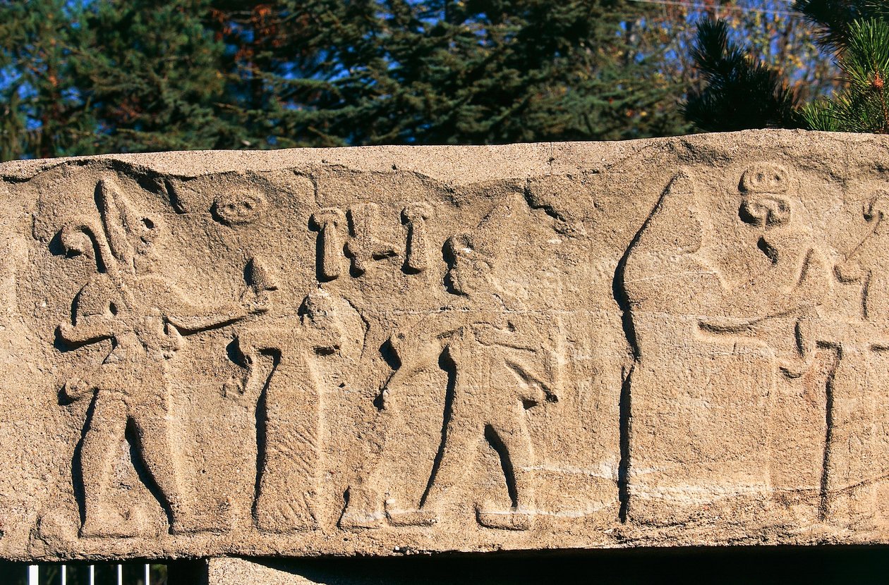 Baixo-relevo de Kultepe (Kanesh), Capadócia, Turquia, civilização hitita, 3º milénio a.C. de Hittite