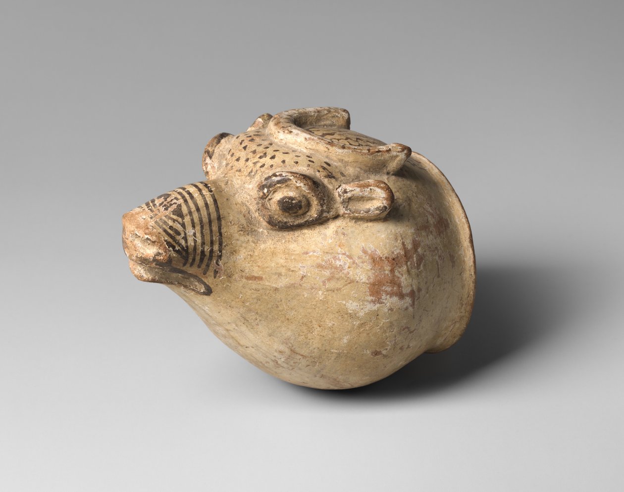 Navio, c.1900-1600 AC (cerâmica pintada) de Hittite