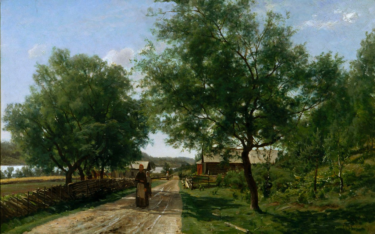 Uma estrada em Häme de Hjalmar Munsterhjelm