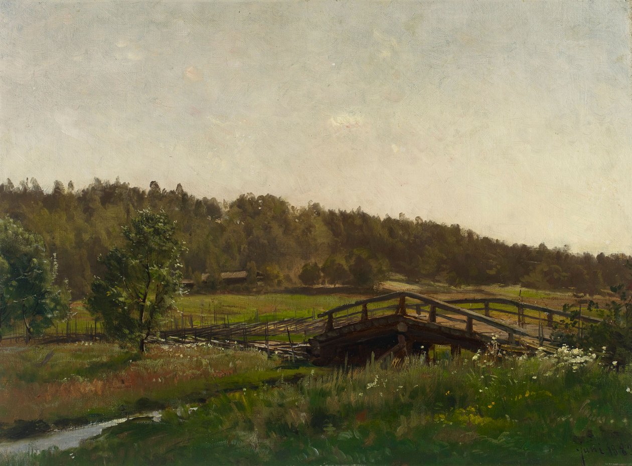 Ponte sobre um riacho de Hjalmar Munsterhjelm