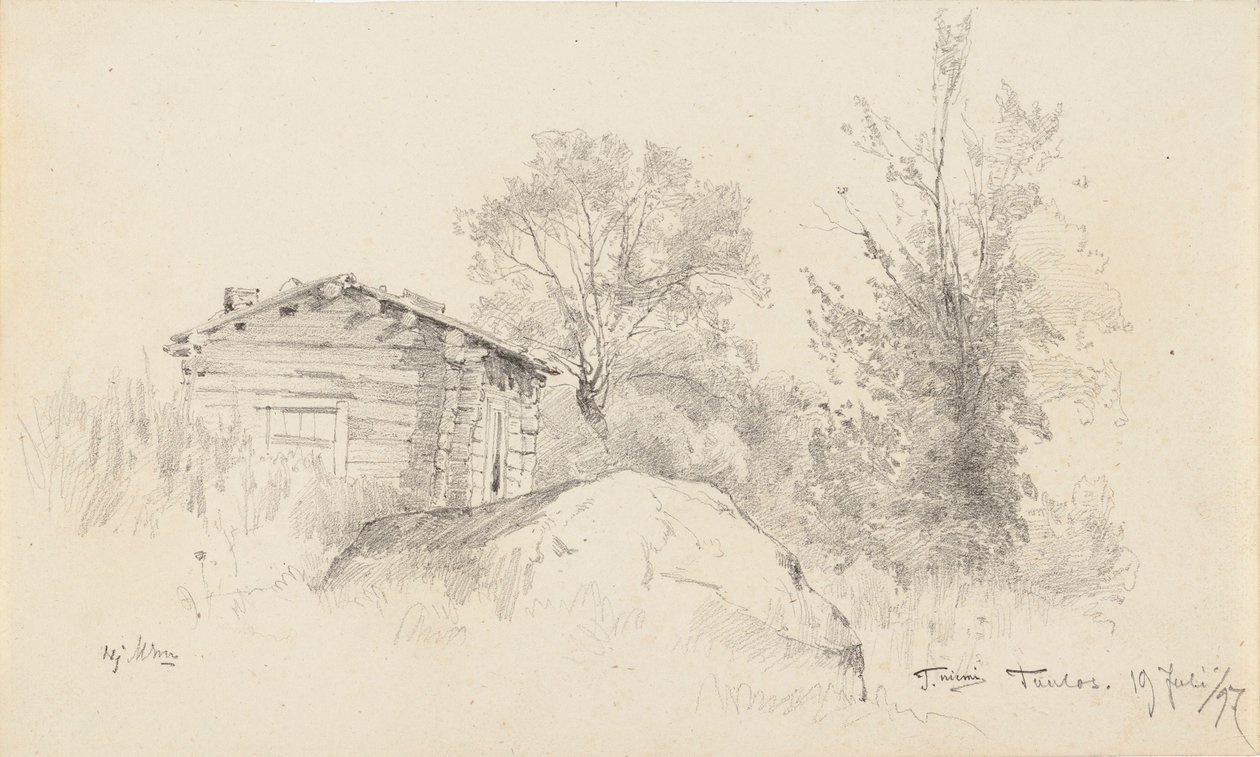 Cabana em ruínas de Hjalmar Munsterhjelm