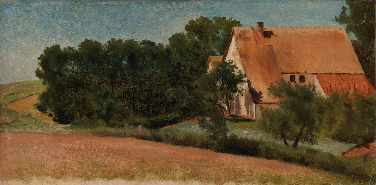 Quinta alemã junto a uma estrada de Hjalmar Munsterhjelm