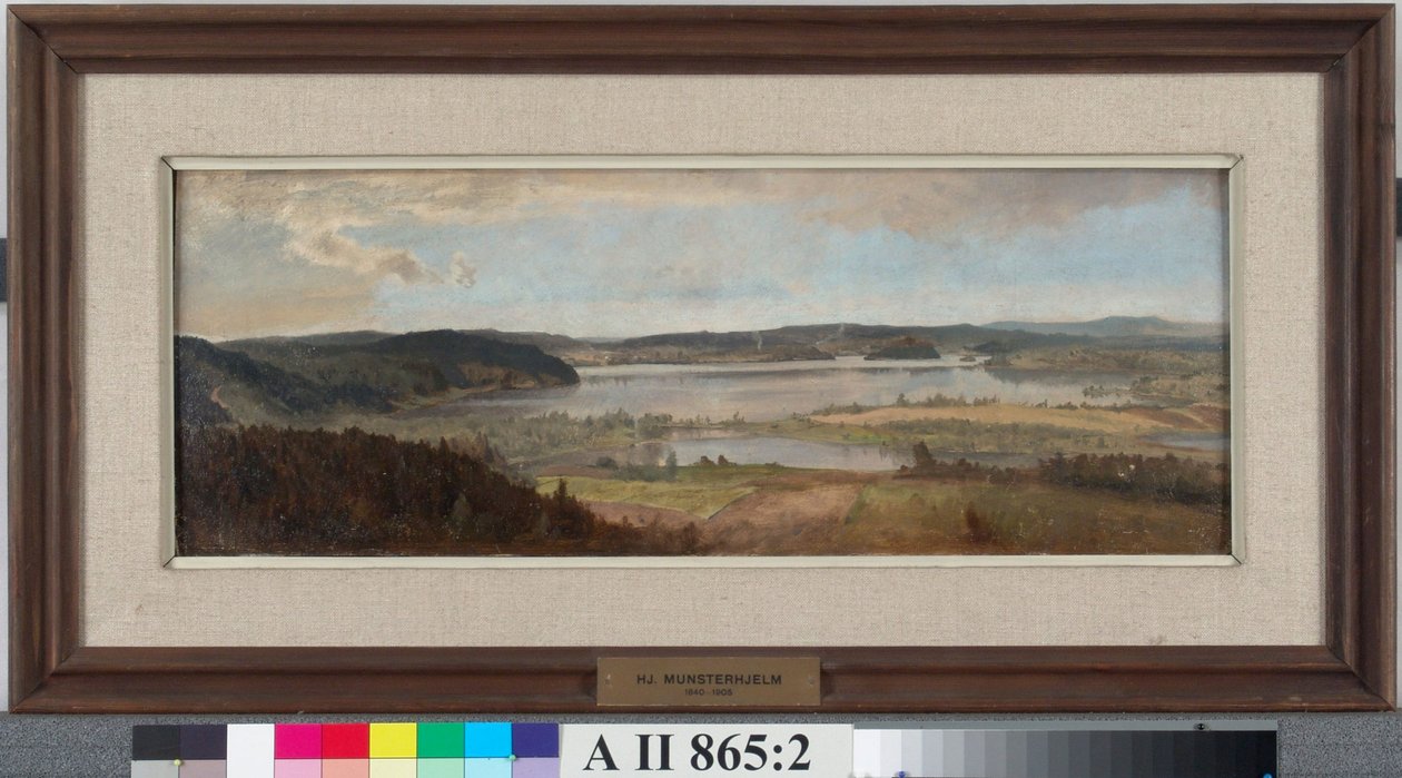 Paisagem do Lago, Estudo de Hjalmar Munsterhjelm