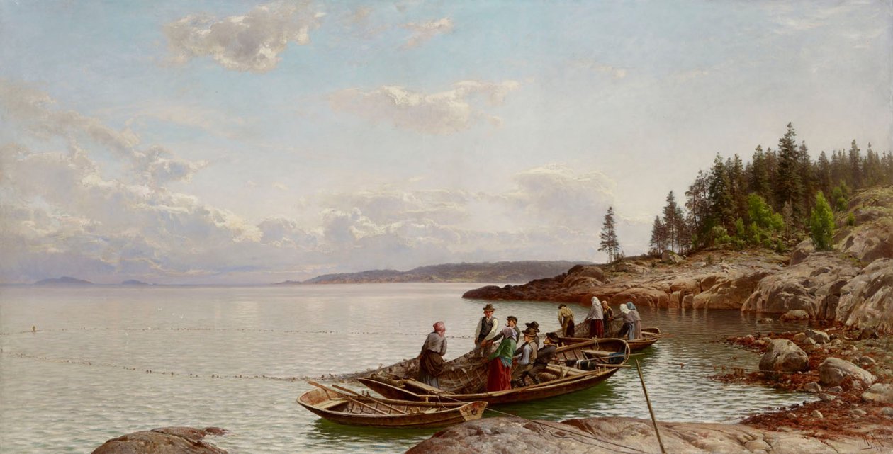 Manhã no arquipélago finlandês de Hjalmar Munsterhjelm