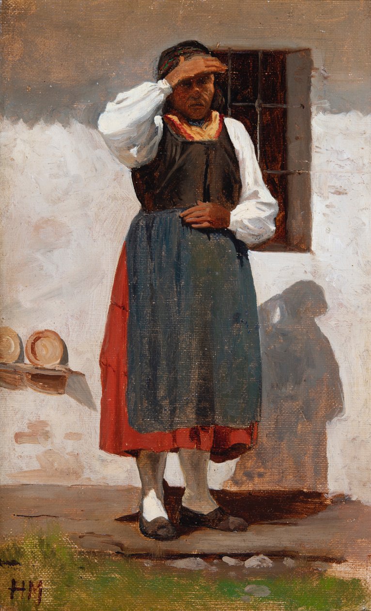 Mulher camponesa da Baviera de Hjalmar Munsterhjelm