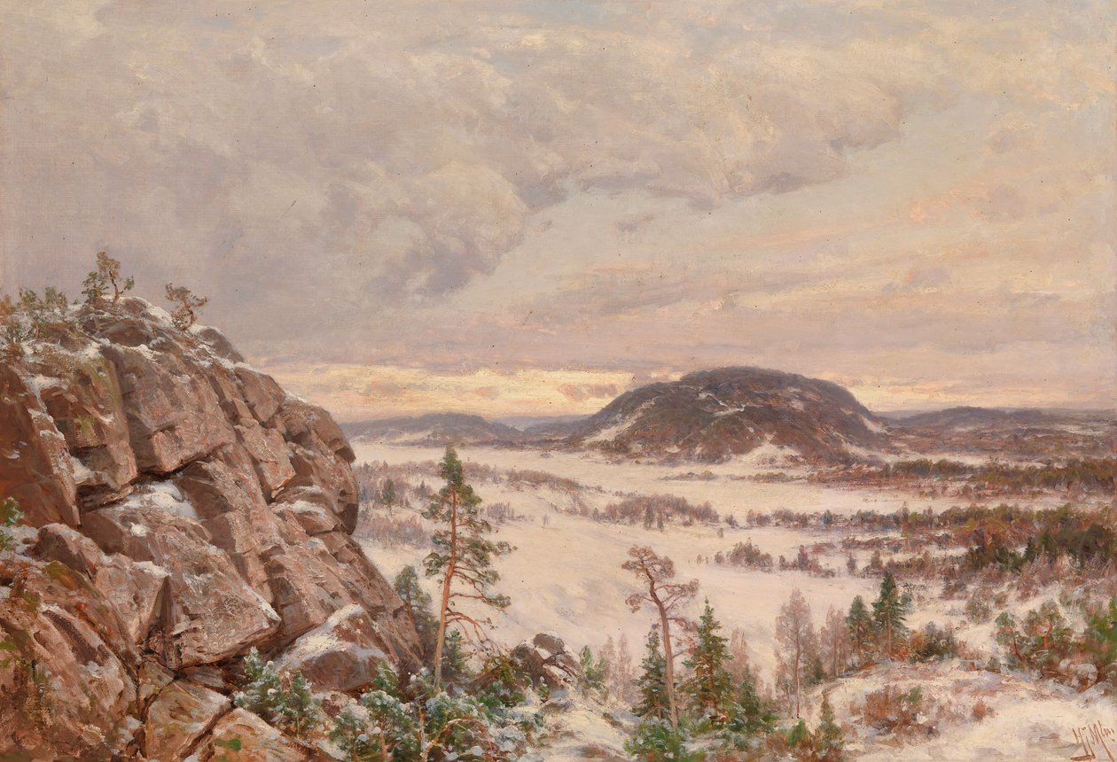 Manhã de inverno de Hjalmar Munsterhjelm