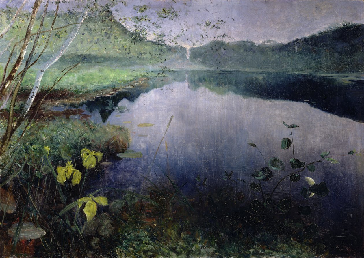 De Daelivannet (óleo sobre tela) de Hjalmer Eilif Emanuel Peterssen