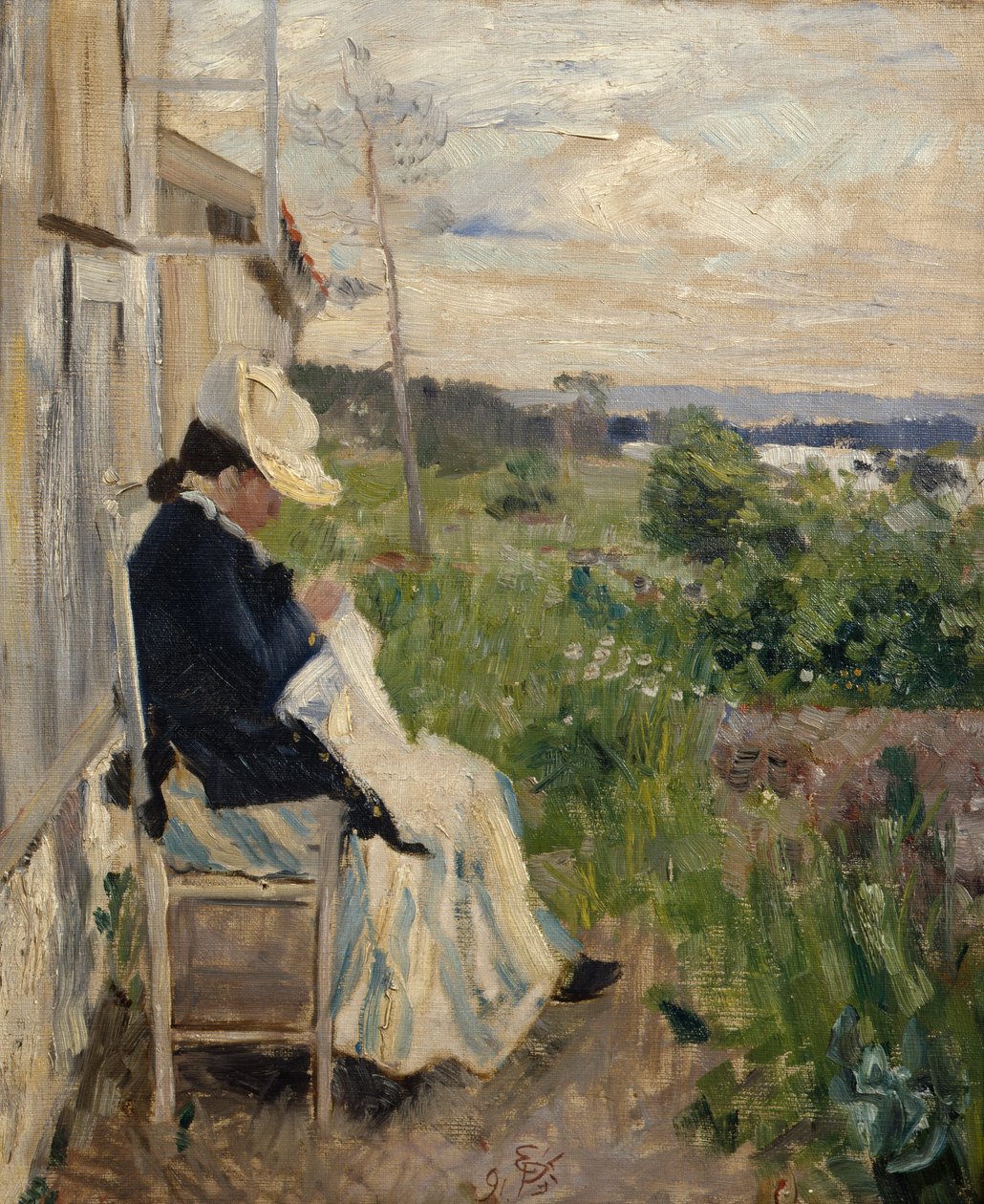 No sol de Hjalmer Eilif Emanuel Peterssen