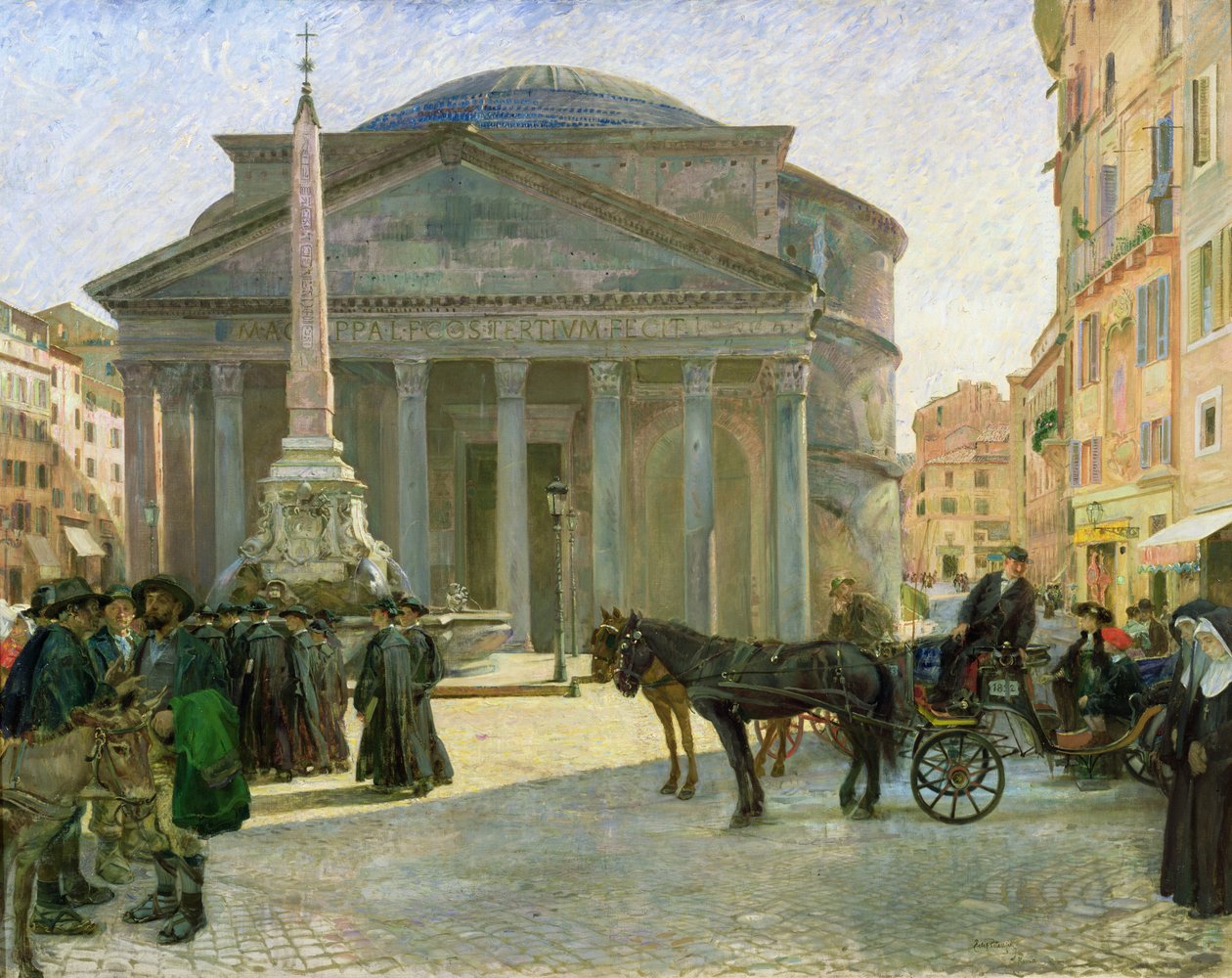 O Panteão, Roma de Hjalmer Eilif Emanuel Peterssen