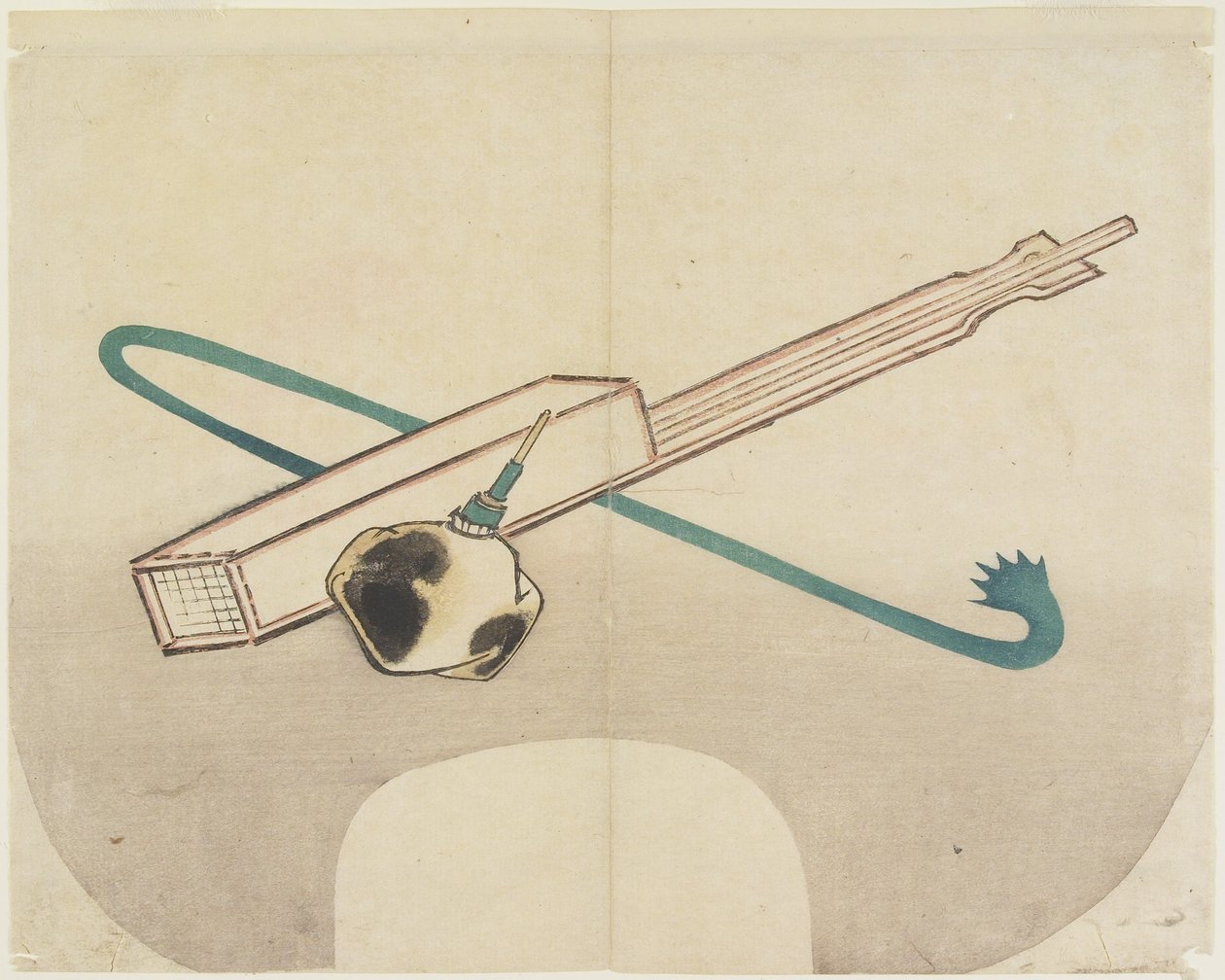 (Fabricante de macarrão de geléia), c. 1830 de Hogyoku