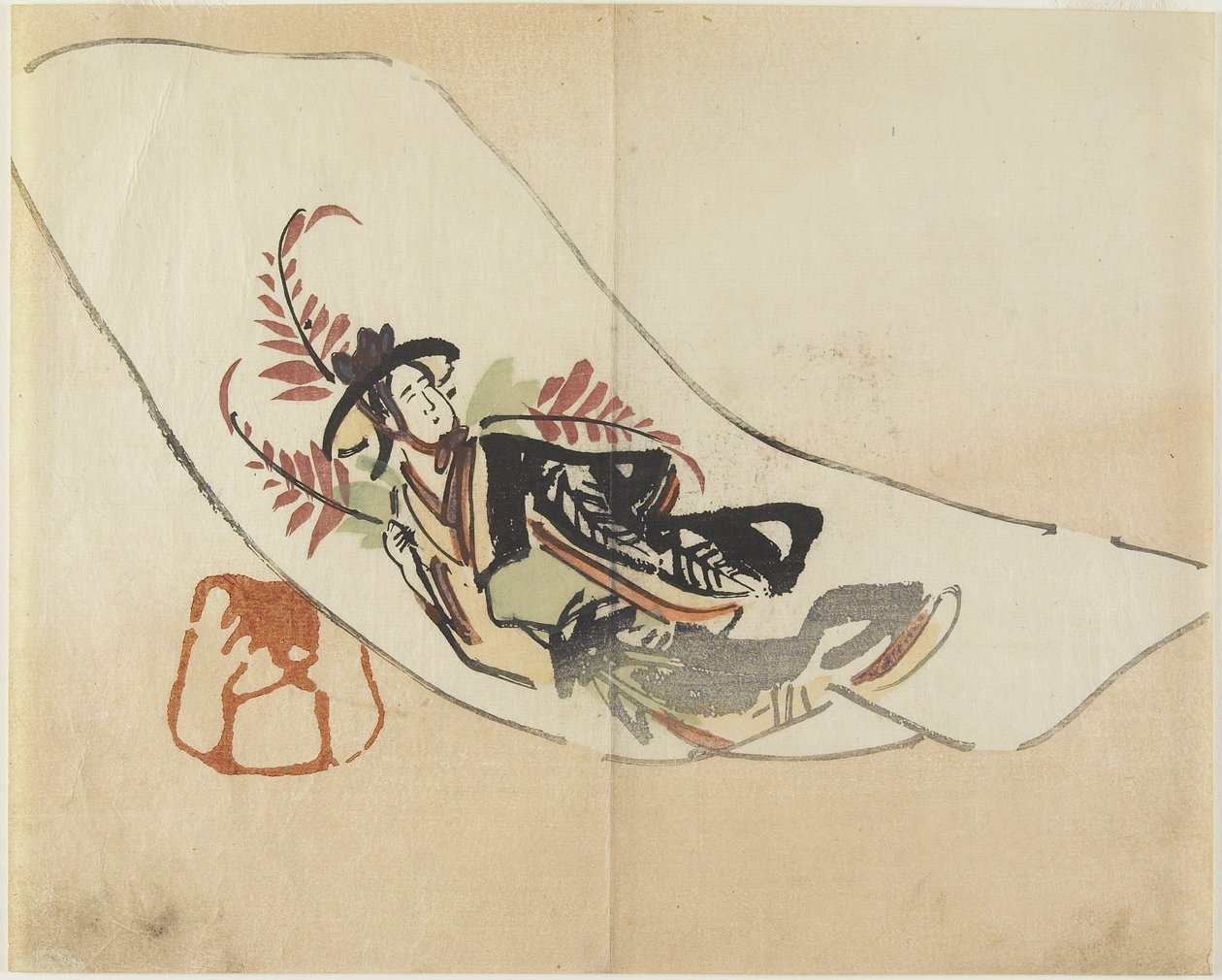Wisteria Maiden, c. 1830 de Hogyoku