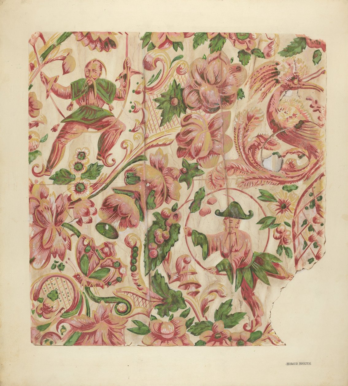 Papel de parede, 19351942. de Holger Hansen