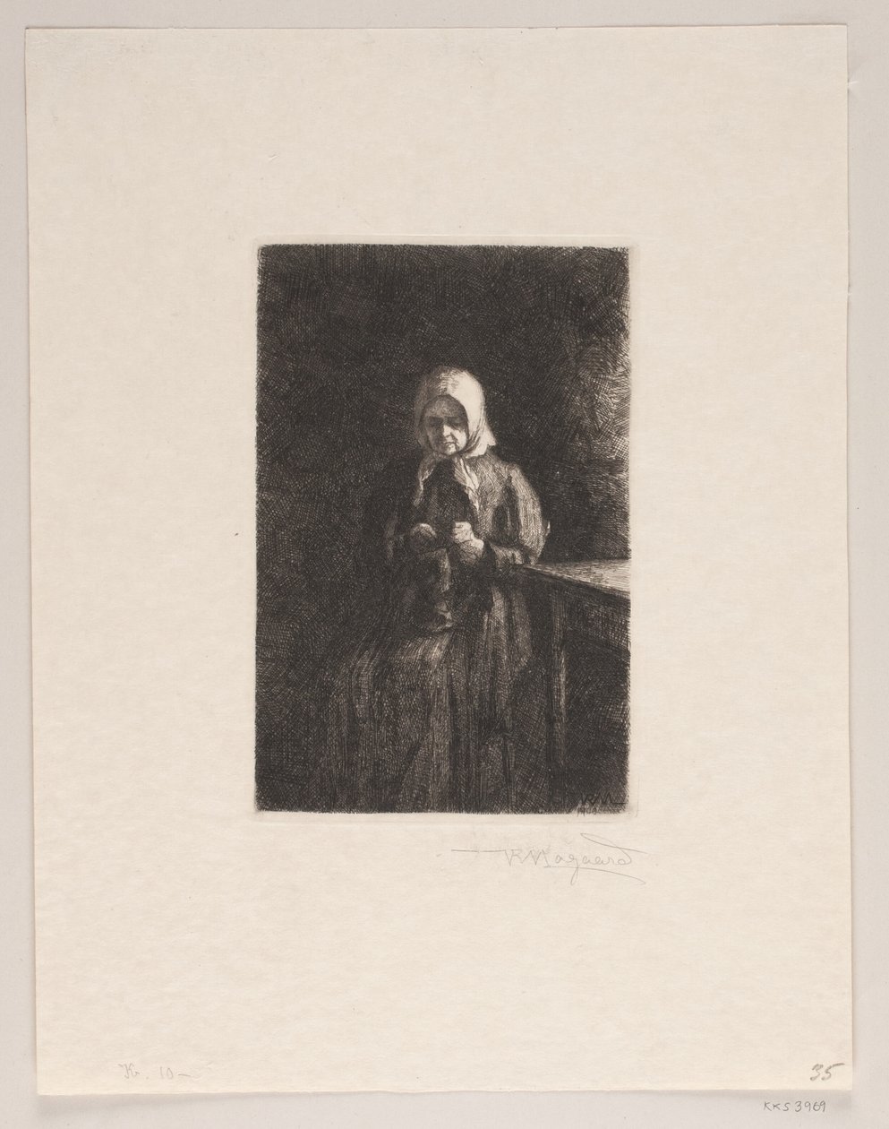 Velha esposa de Holger Valdemar Rasmussen Magaard