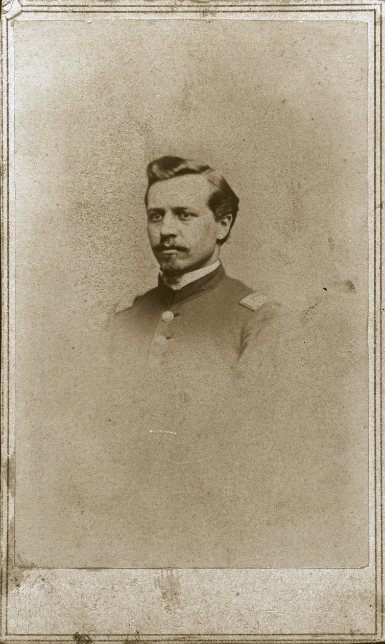Otto Lademann. (Capitão, Companhia F, 3ª Infantaria Voluntária do Missouri) de Holke and Benecke