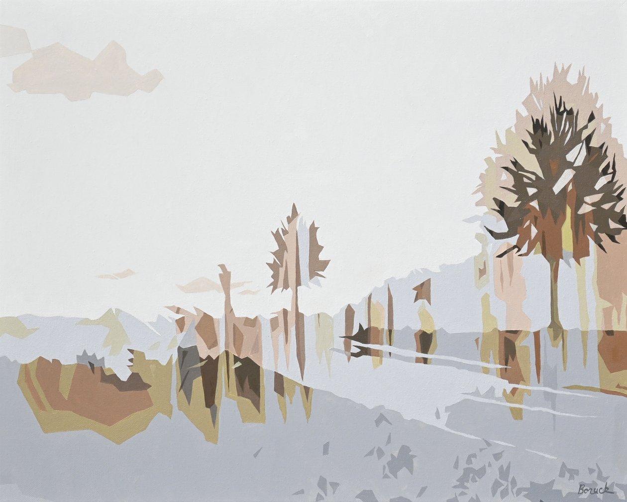 Mellow, 2024 (óleo sobre tela) de Holly Boruck