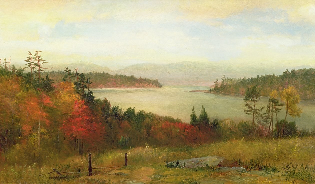 Raquete do Lago, 1869 de Homer Dodge Martin