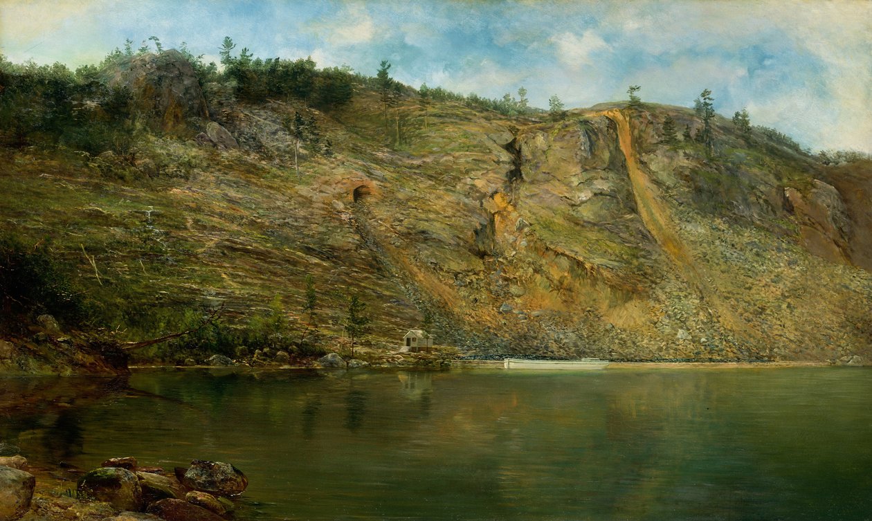 A mina de ferro, Port Henry, Nova York de Homer Dodge Martin