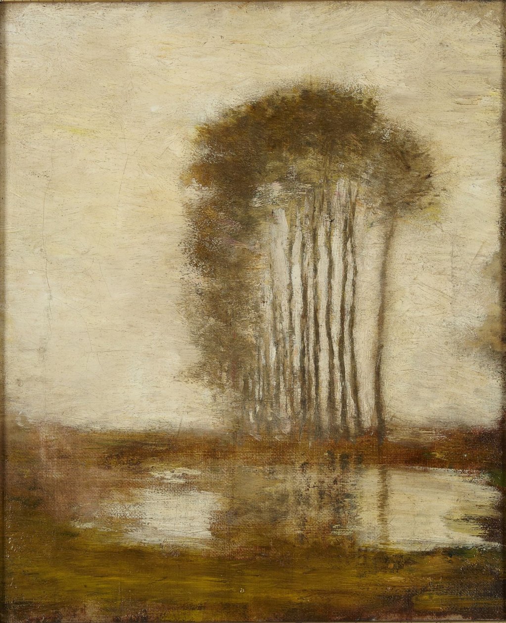 Paisagem com choupos de Homer Dodge Martin