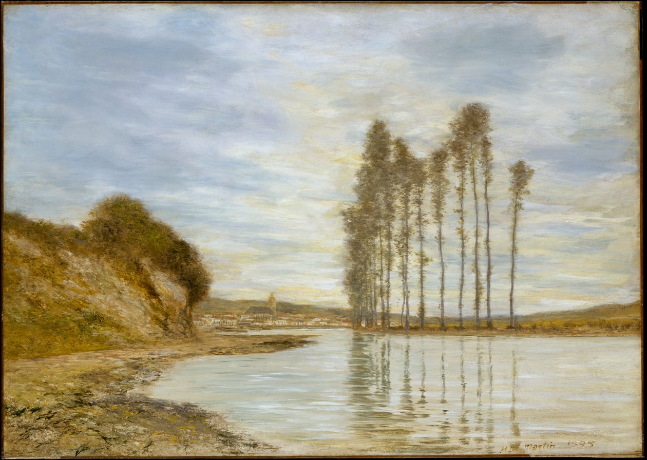 Vista sobre o Sena: Harpa dos ventos de Homer Dodge Martin
