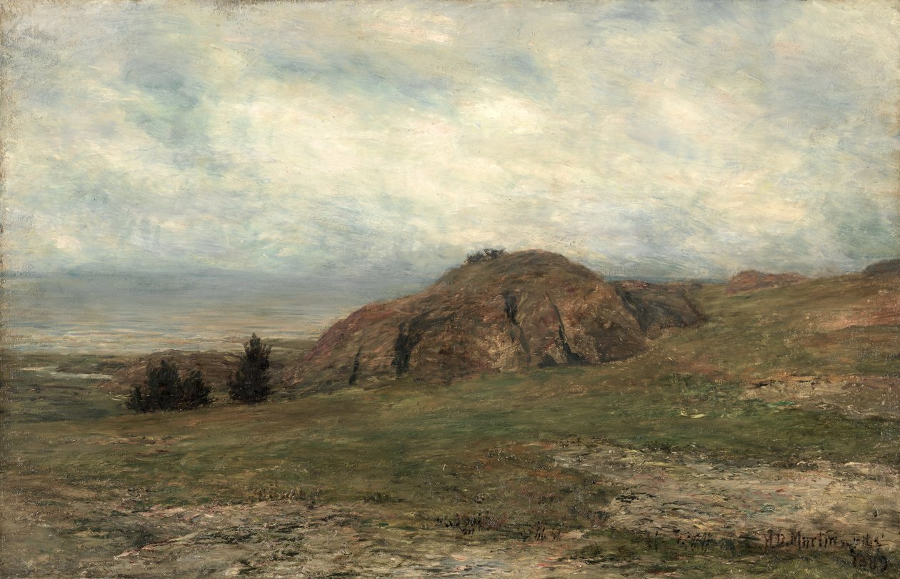 Costa selvagem, Newport, 1889. de Homer Dodge Martin