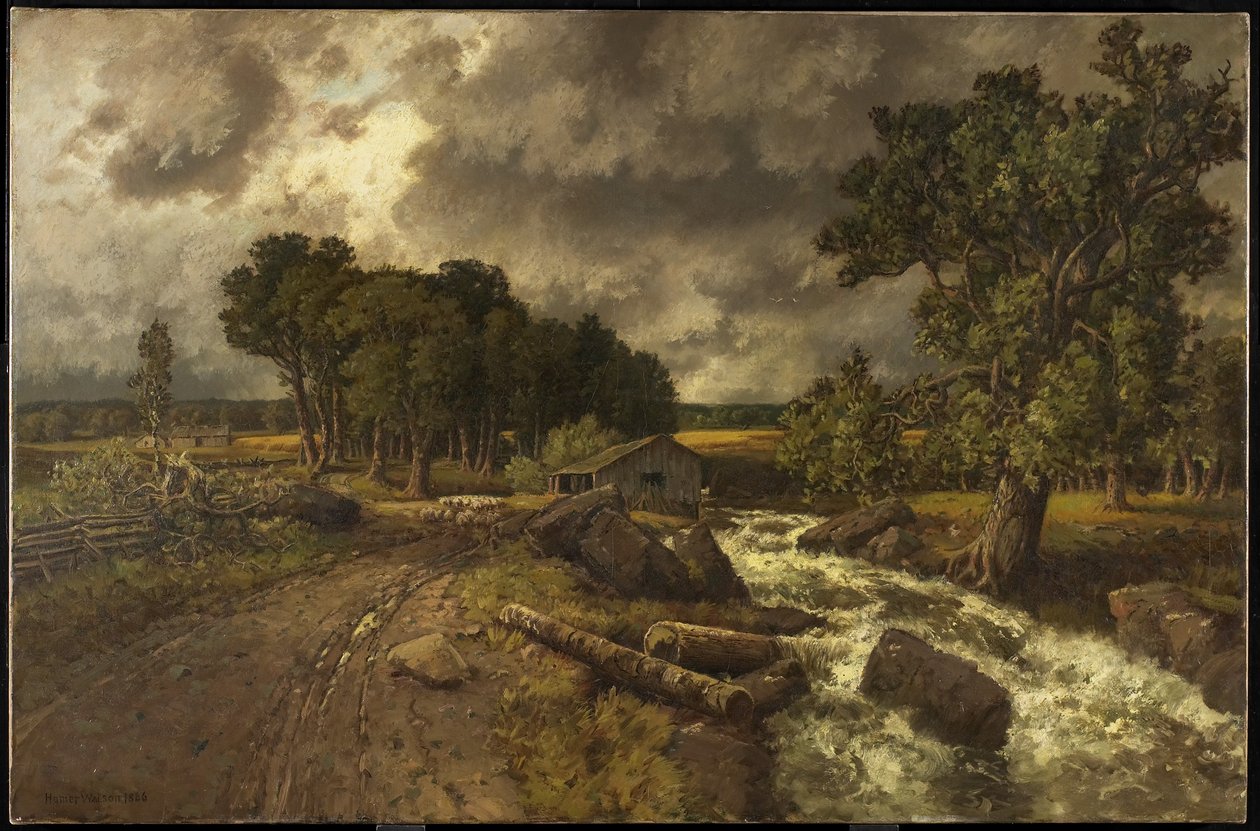 O Velho Moinho, 1886 de Homer Watson