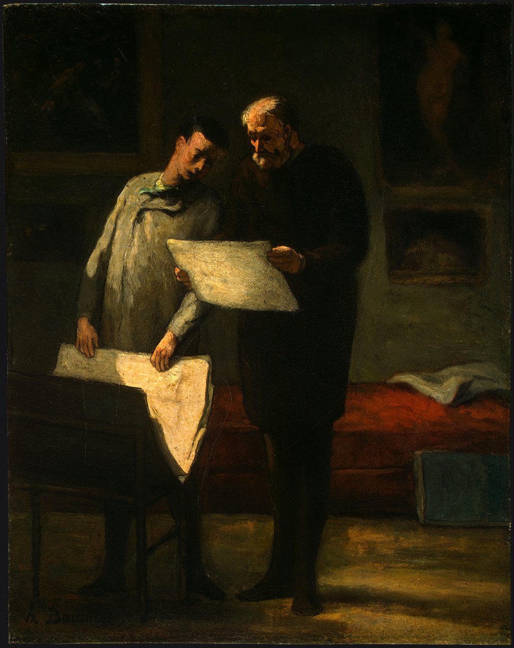 Conselhos para um jovem artista de Honoré Daumier