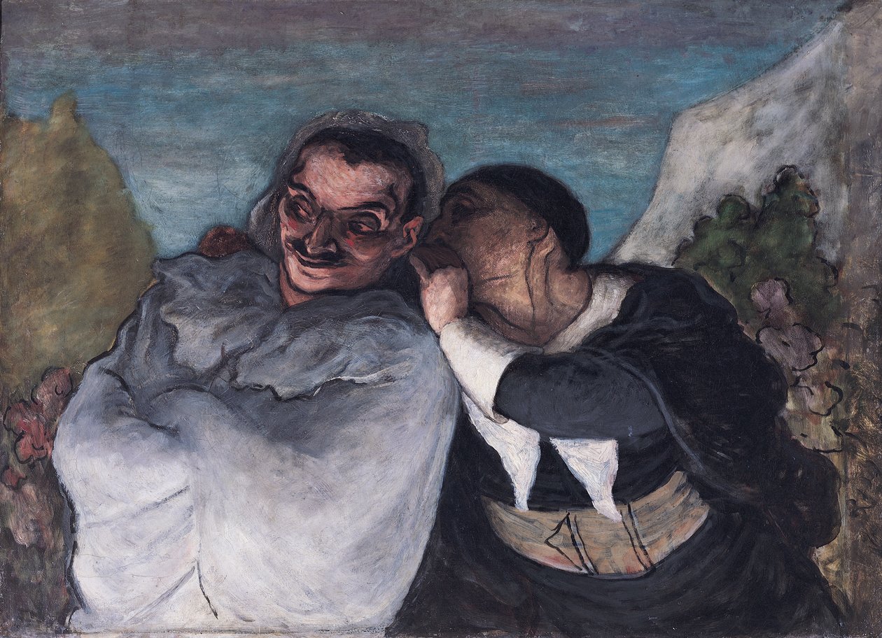 Crispin e Scapin, ou Scapin e Sylvester, c.1863-65 de Honoré Daumier