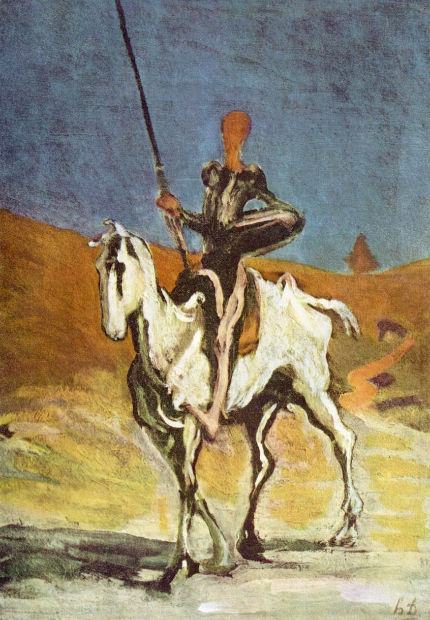 Don Quixote de Honoré Daumier