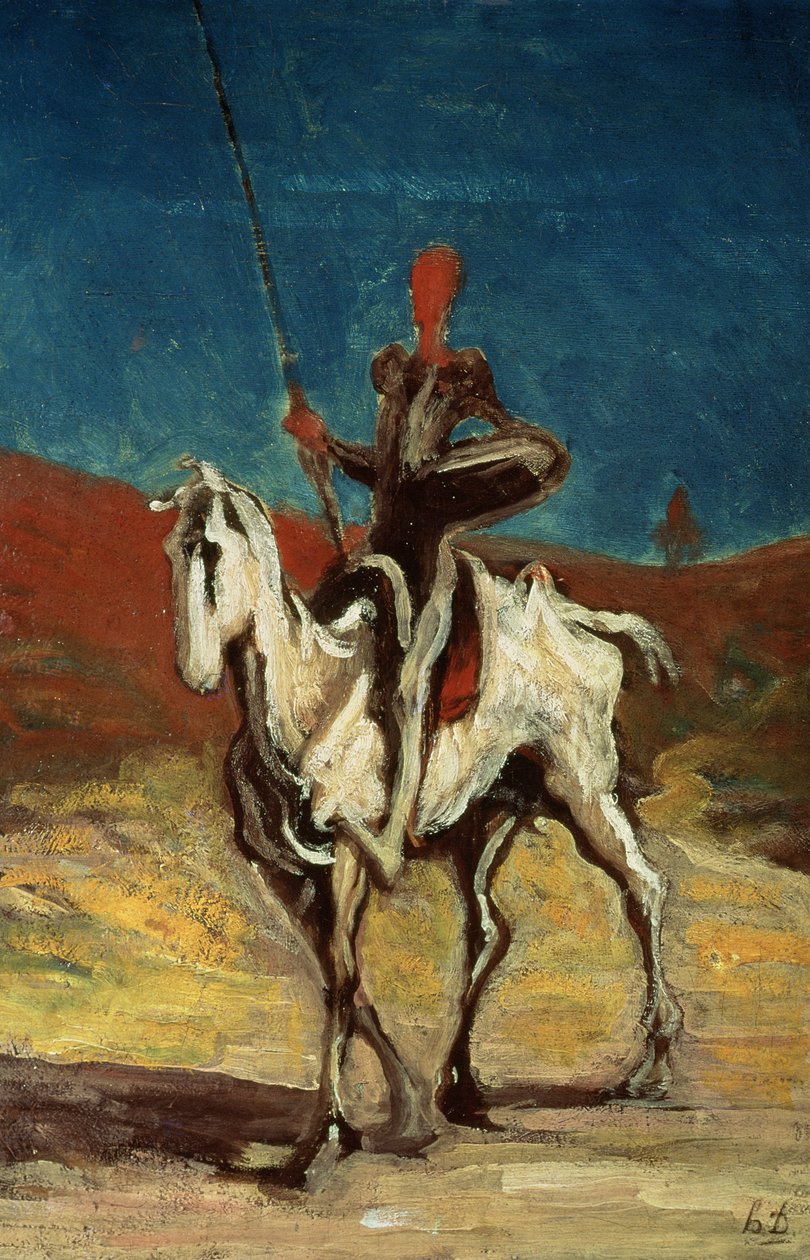 Dom Quixote, c.1865-1870 de Honoré Daumier