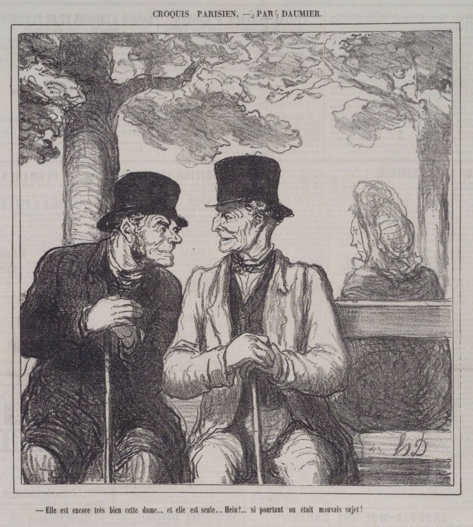 Ela ainda é muito boa essa dama ... de Honoré Daumier