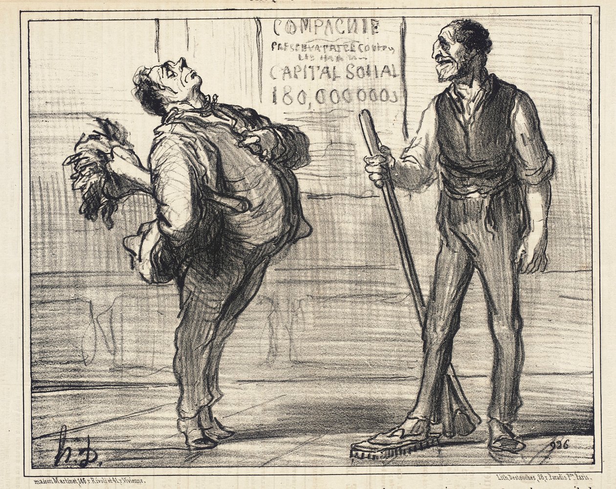Eu não vejo porque não teríamos nomes também de Honoré Daumier
