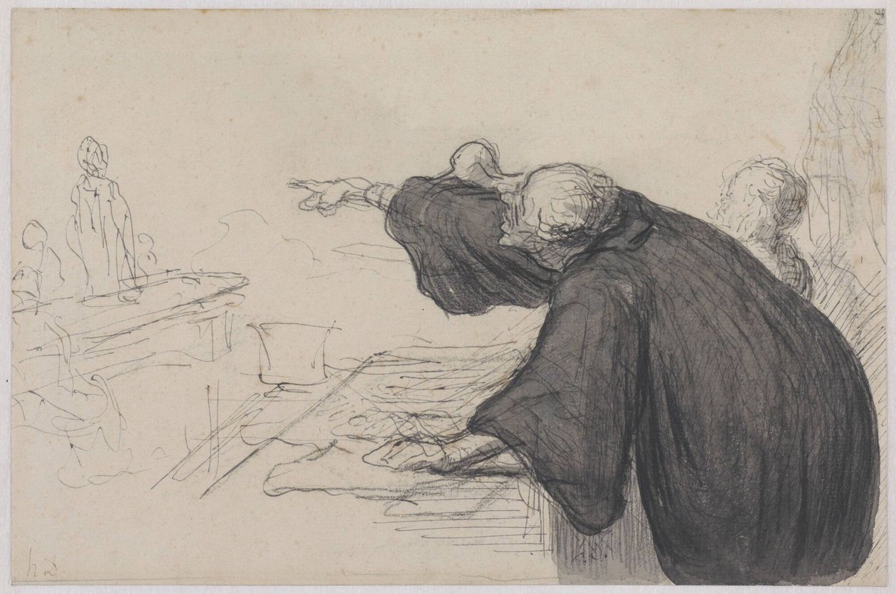 Largument decisif de Honoré Daumier
