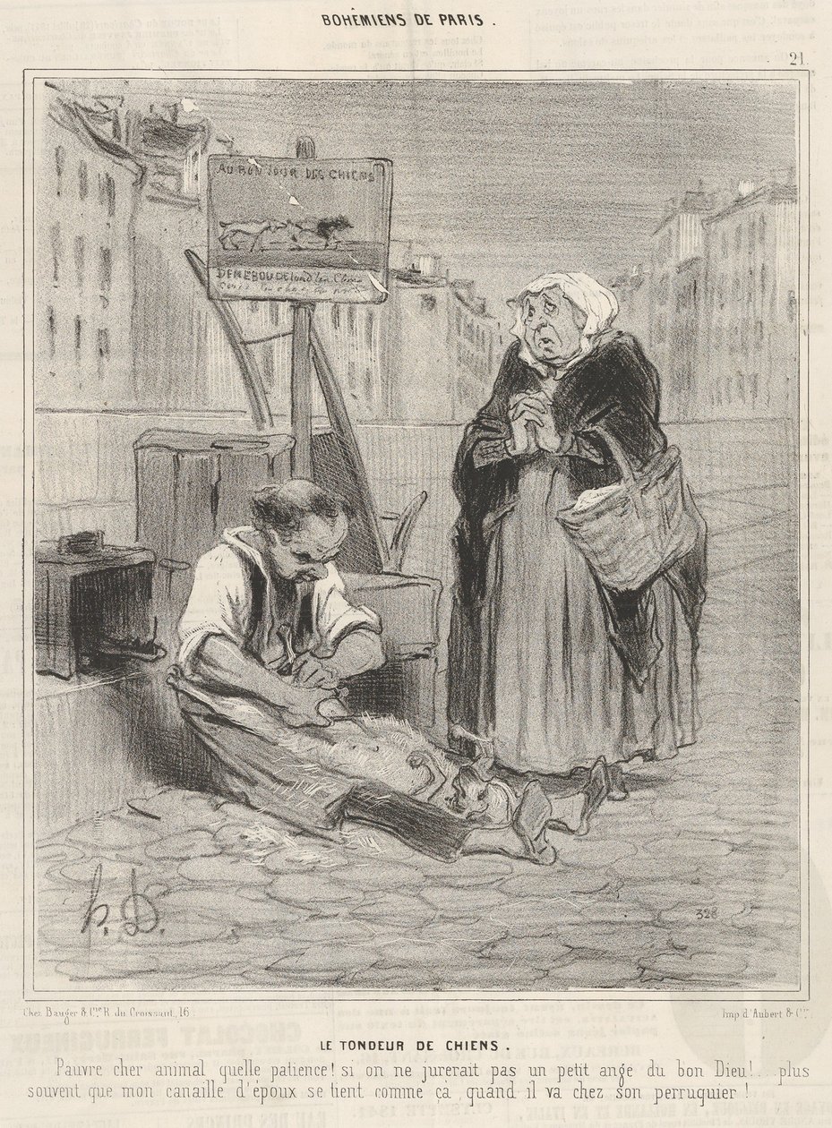 O tosquiador de Honoré Daumier