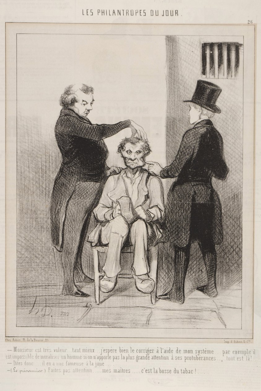 Senhor é muito ladrão ... muito melhor ... Espero corrigi-lo com a ajuda do meu sistema ... por exemplo, é impossível moralizar um homem se não dermos a maior atenção ao seu p de Honoré Daumier
