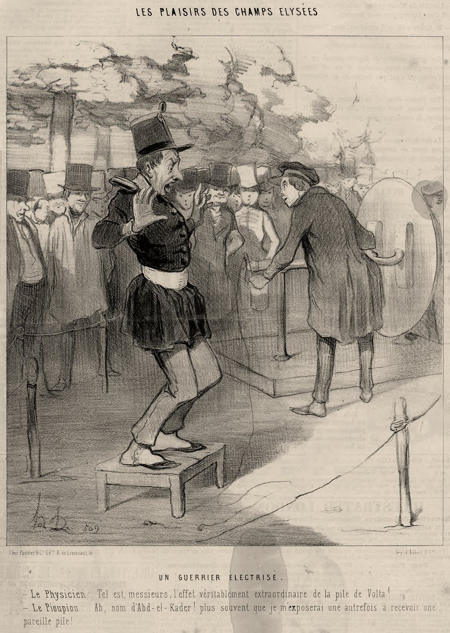 Prazeres dos Champs Elysées de Honoré Daumier