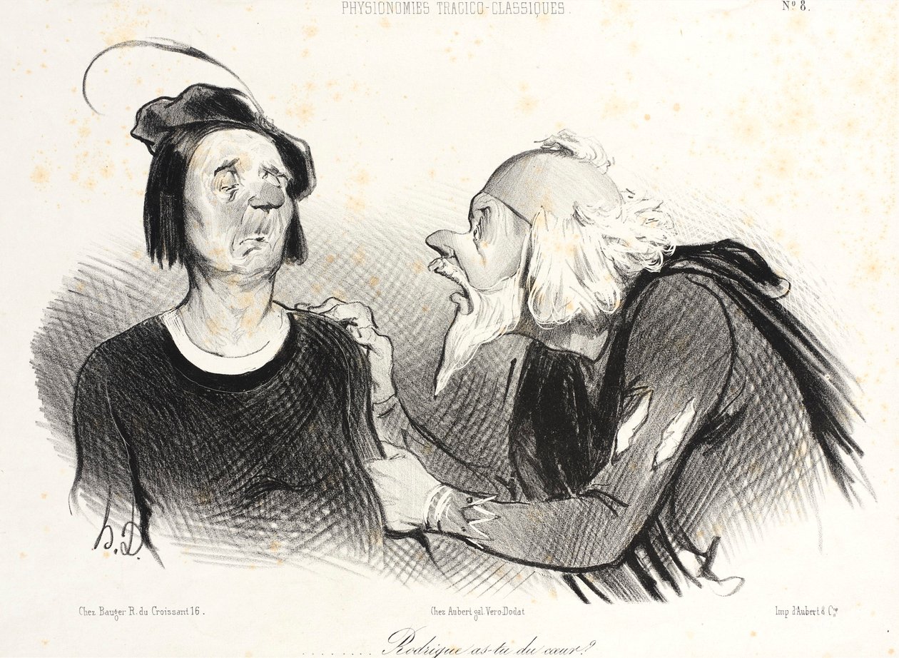 ... Rodrigue você tem coração ... de Honoré Daumier