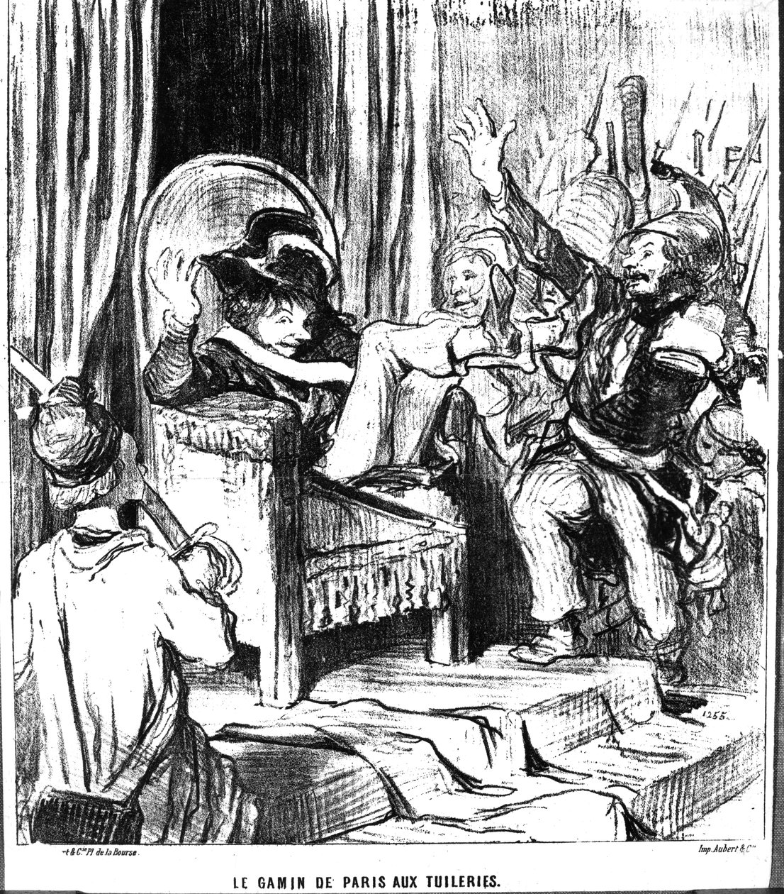 &39;O Ouriço de Paris nas Tulherias&39;, de &39;Le Charivari&39;, 4 de março de 1848 de Honoré Daumier