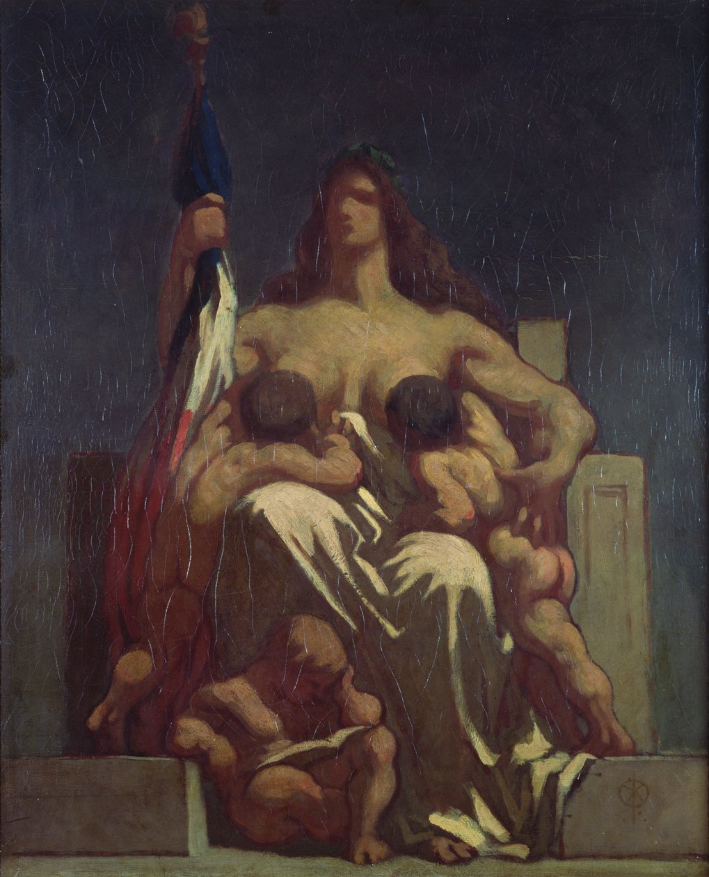 A República (sketch), 1848 de Honoré Daumier